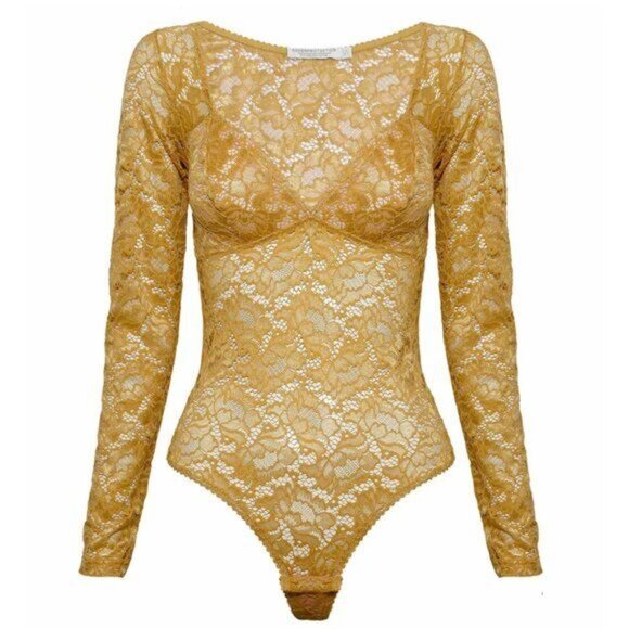 Under Protection Rose Bodystocking - XS - Picture 1 of 6